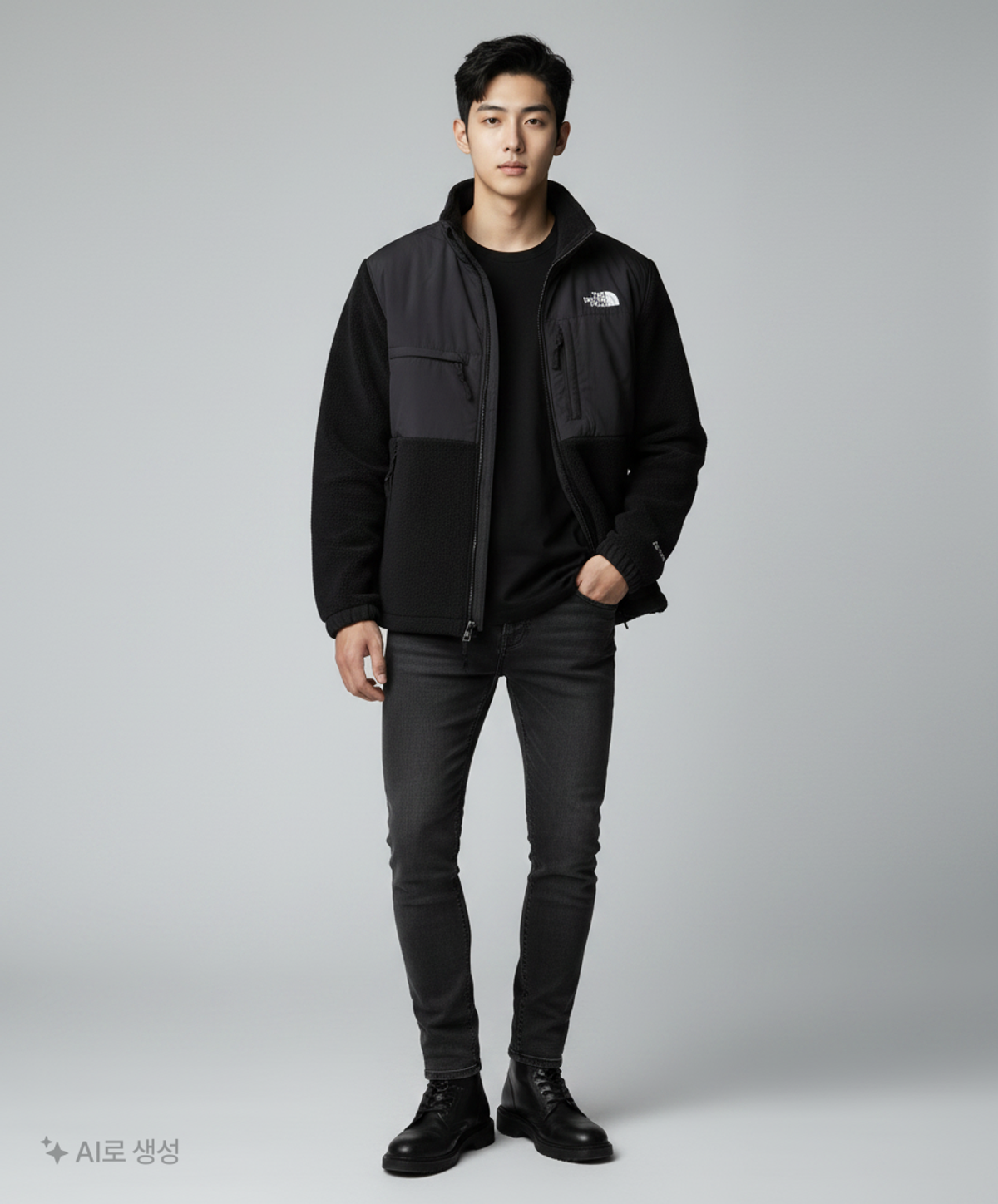 노스페이스(THE NORTH FACE) NJ4FQ55A 데날리 플리스 자켓_BLACK XXL