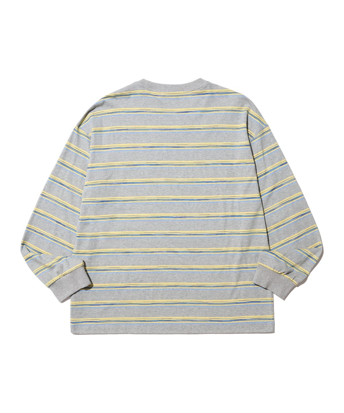 논타입(NONTYPE) MULTI STRIPE LONG SLEEVE (GREY)