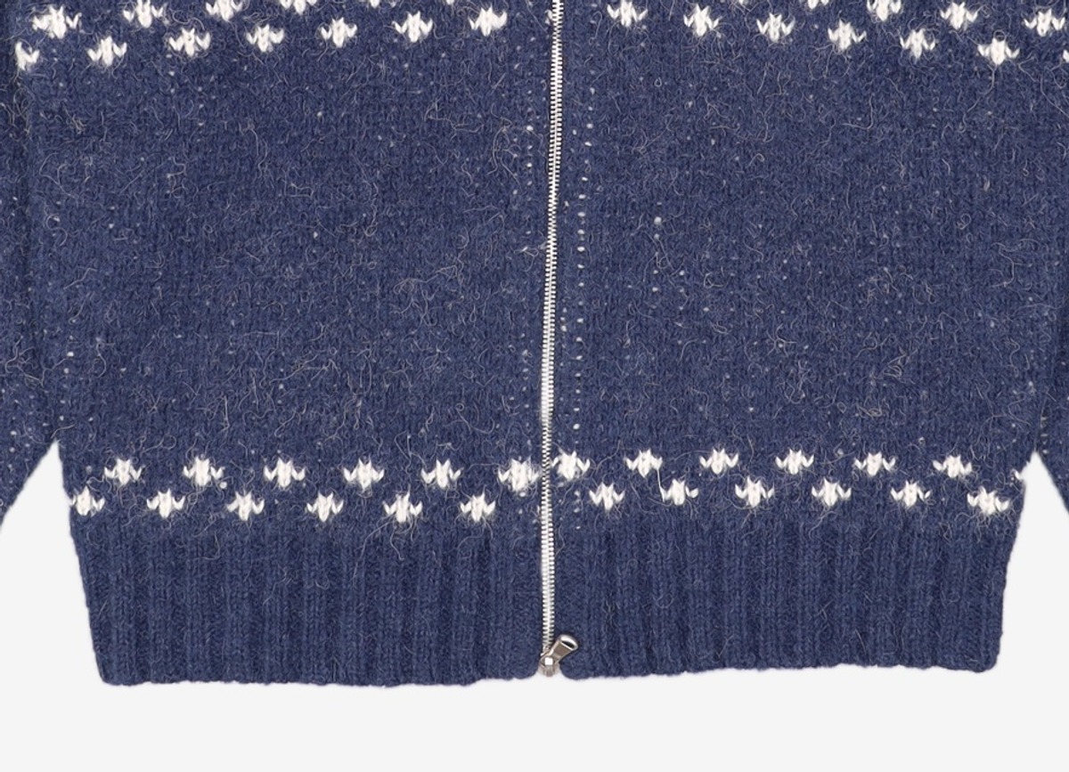 던스트(DUNST) UNISEX COWICHAN CARDIGAN FRENCH NAVY_UDSW3D121N2 XS