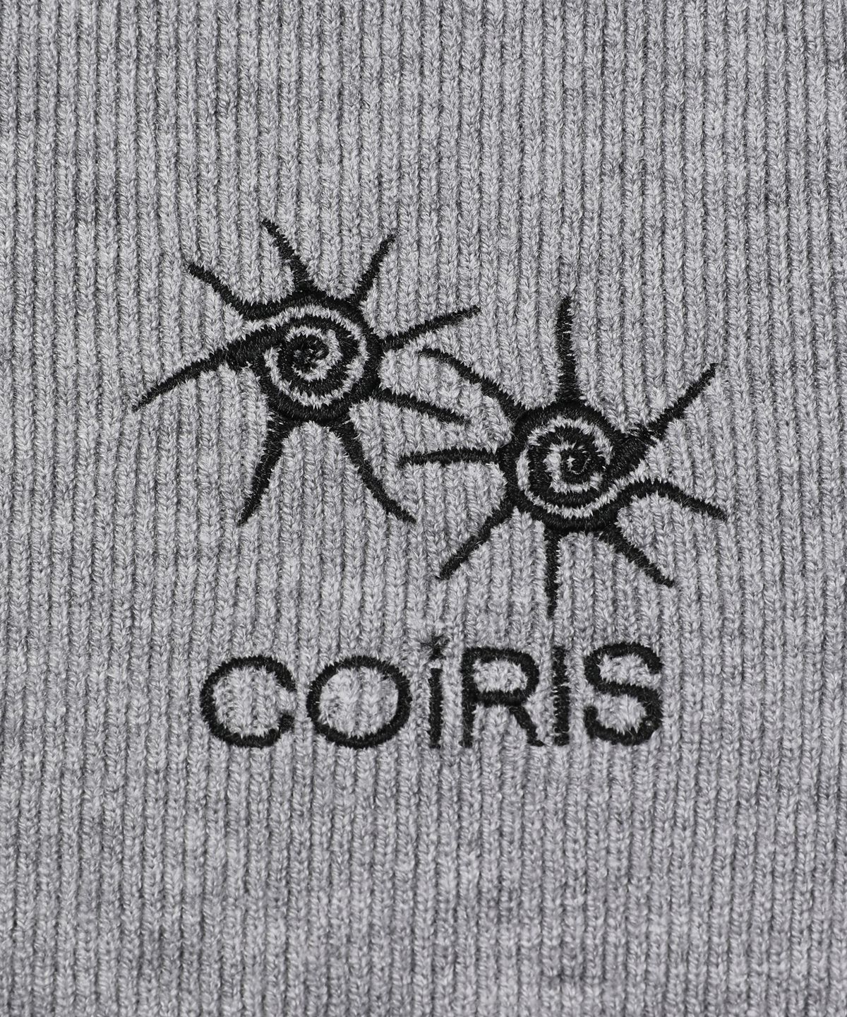 코이리스(COIRIS) 루네 세미 하이넥 반팔 골지 니트 (3컬러)
