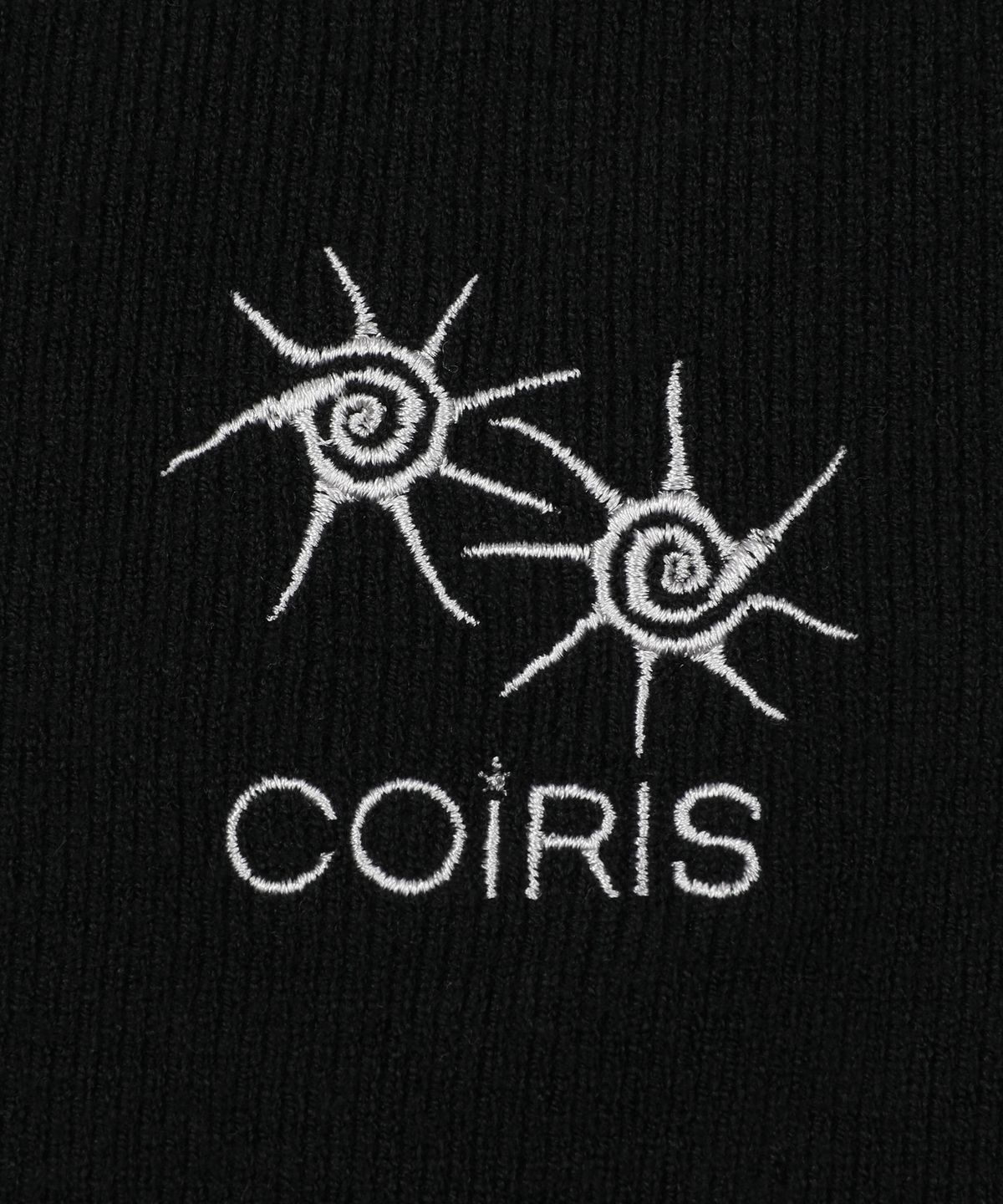 코이리스(COIRIS) 루네 세미 하이넥 반팔 골지 니트 (3컬러)