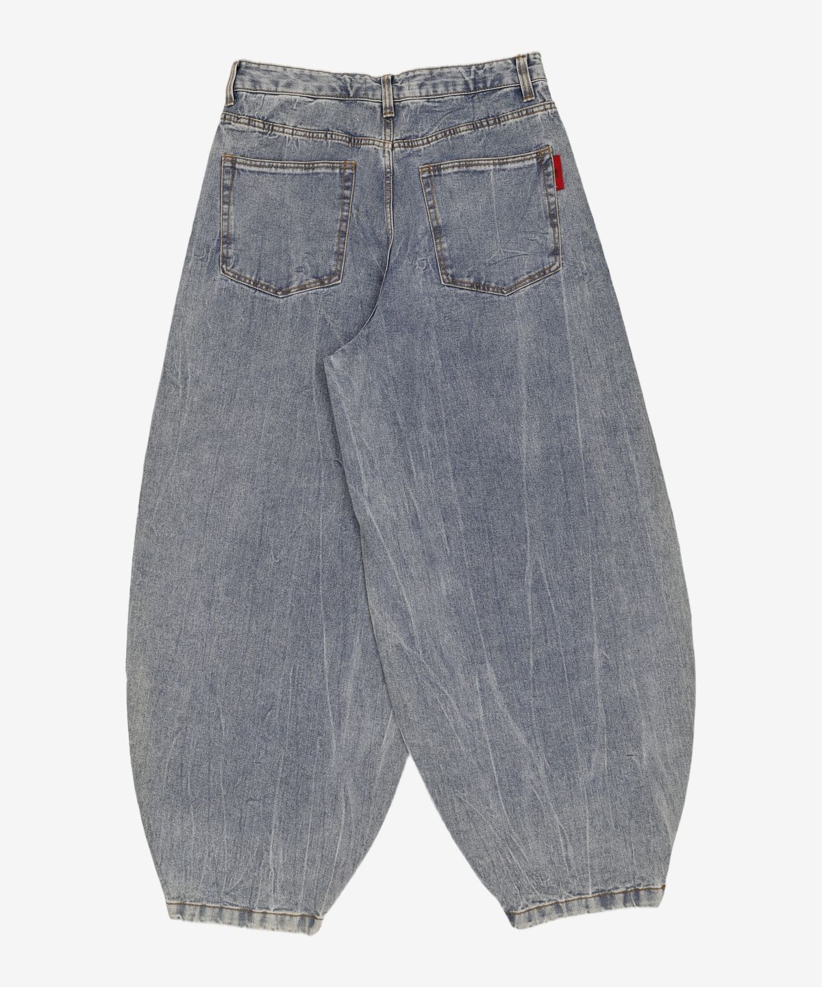 기철(KICHUL) BALLOON FIT DENIM PANTS (MID BLUE) L
