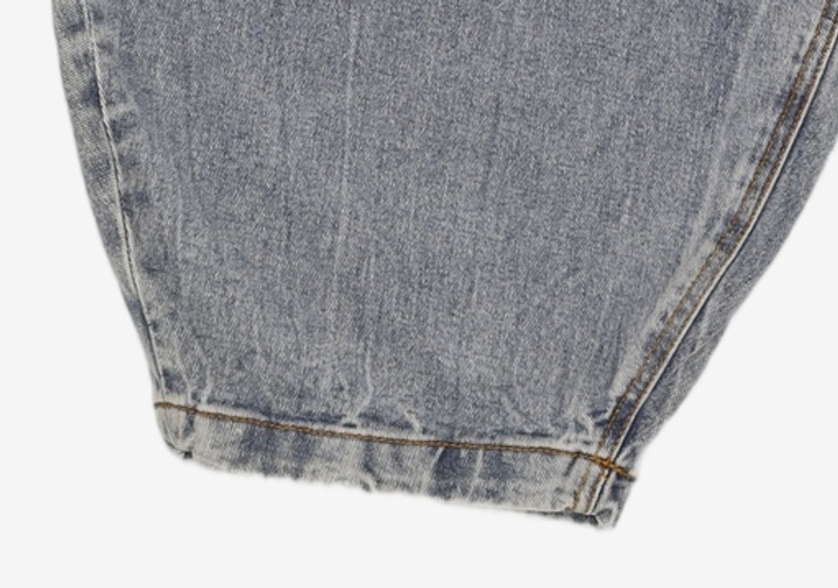 기철(KICHUL) BALLOON FIT DENIM PANTS (MID BLUE) L