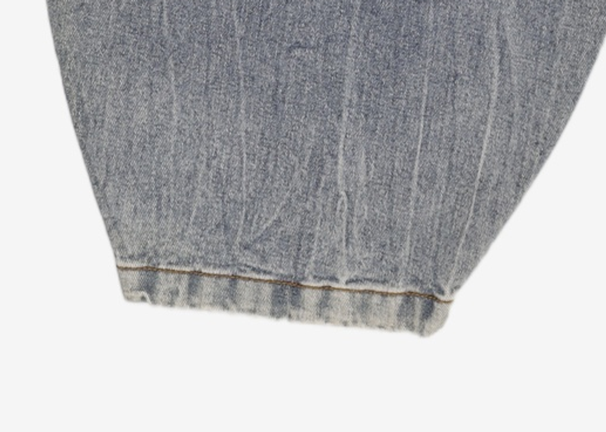 기철(KICHUL) BALLOON FIT DENIM PANTS (MID BLUE) L