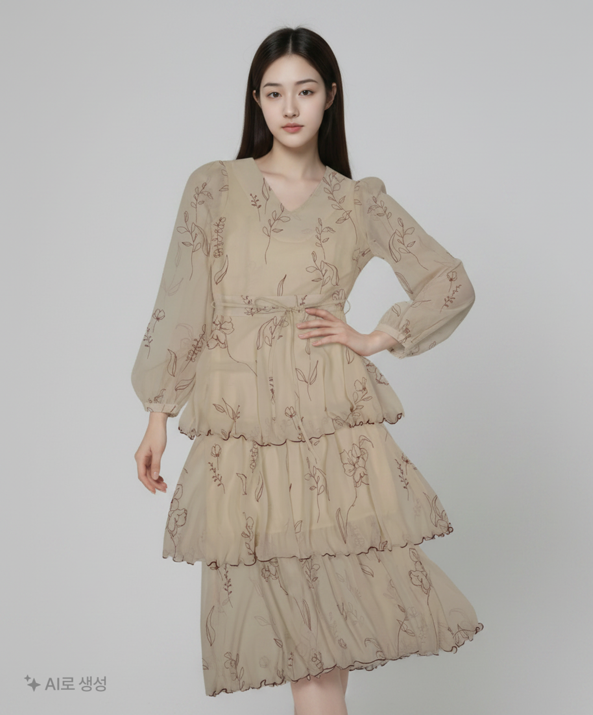 살롱 드 욘(SALON DE YOHN) 맥시 원피스 S