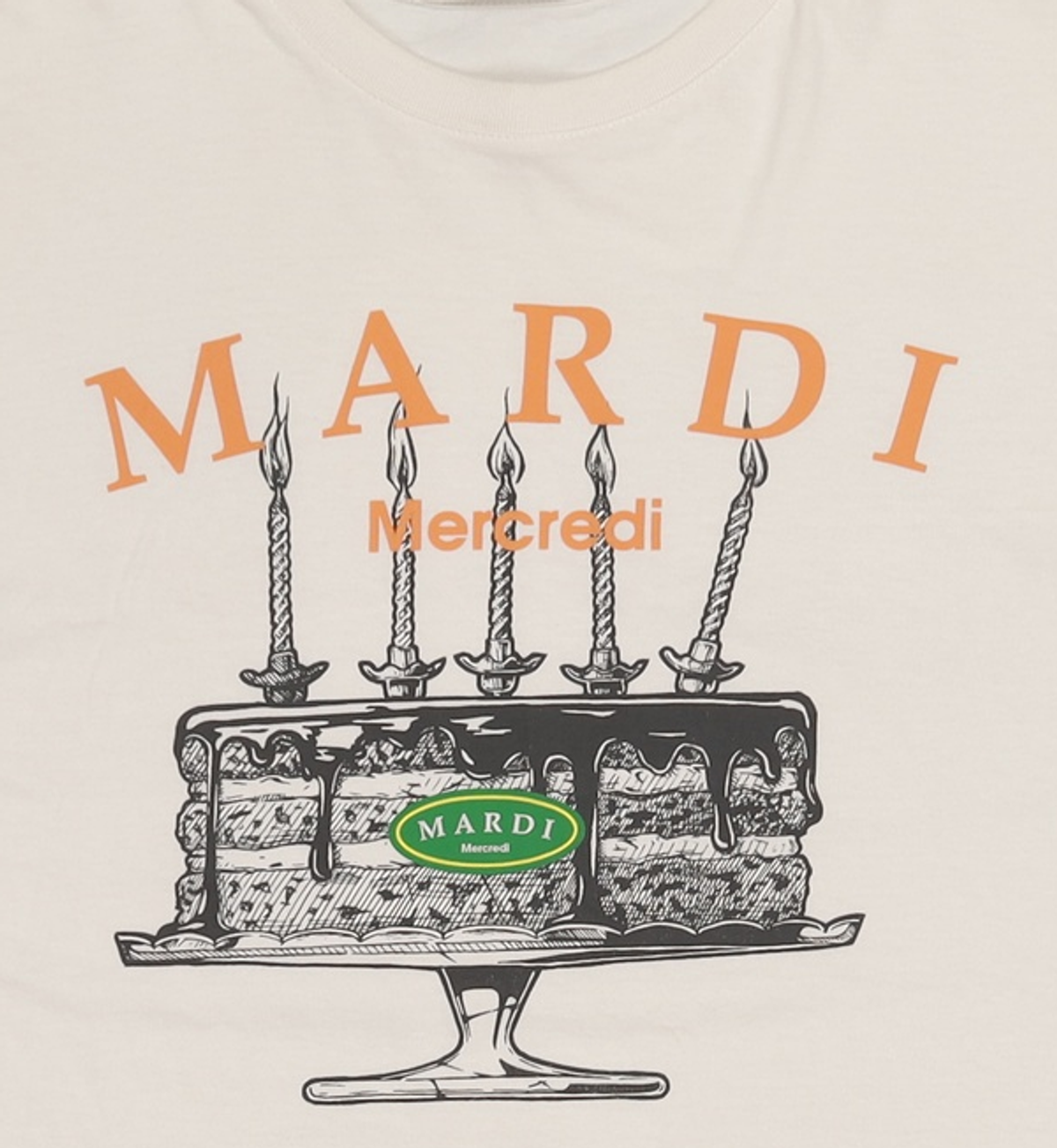 마르디 메크르디(MARDI MERCREDI) 반소매 티셔츠 XL