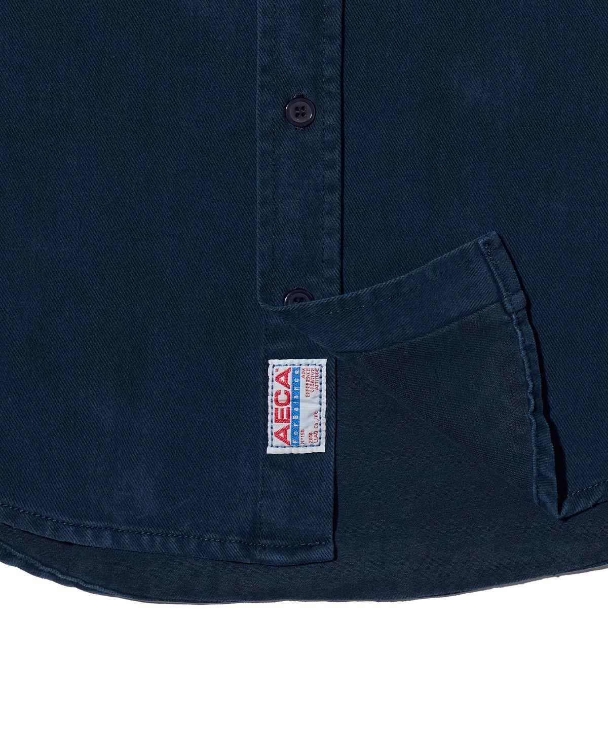 에이카화이트(AECA) SUNFADE POCKET SHIRTS (2color)