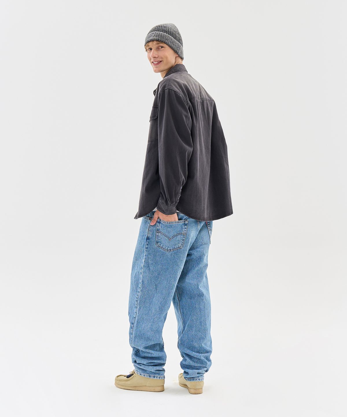 에이카화이트(AECA) SUNFADE POCKET SHIRTS (2color)
