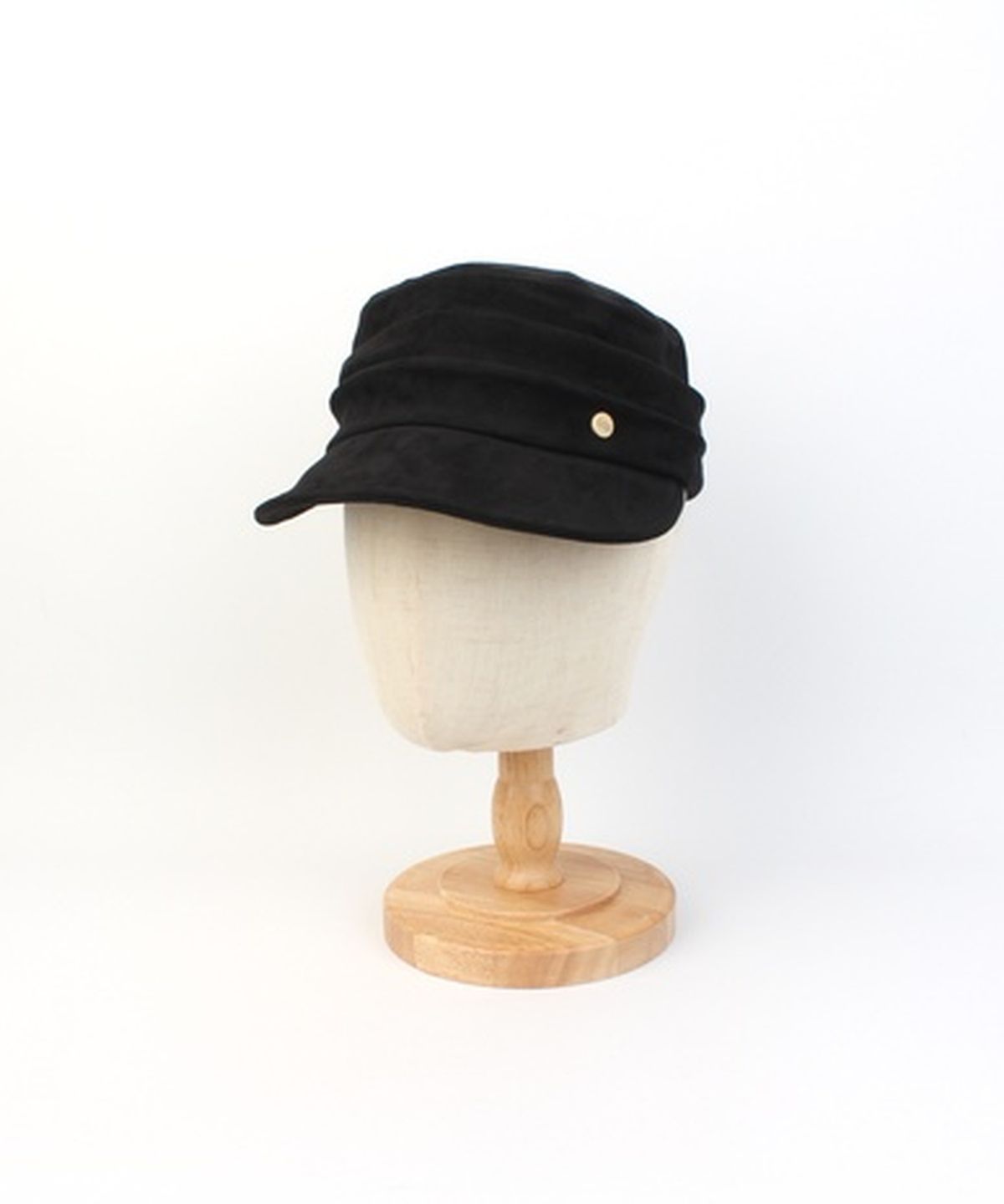 유니버셜 케미스트리(UNIVERSAL CHEMISTRY) Suade Wrinkle Black Marine Cap 주름모자