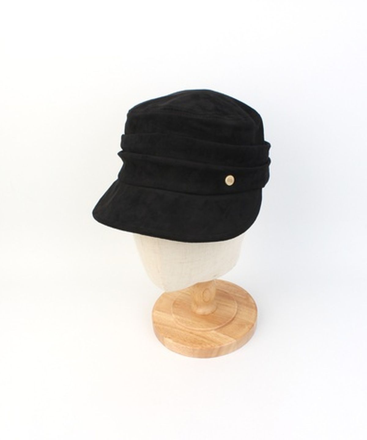 유니버셜 케미스트리(UNIVERSAL CHEMISTRY) Suade Wrinkle Black Marine Cap 주름모자