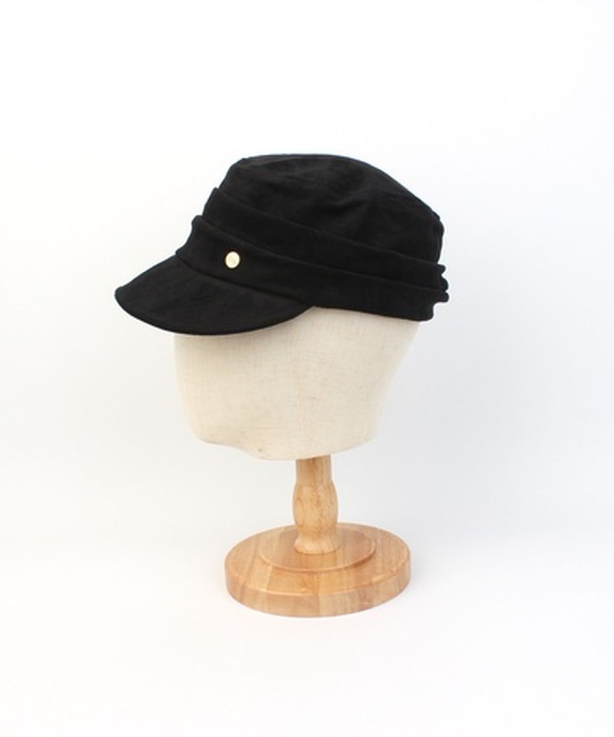 유니버셜 케미스트리(UNIVERSAL CHEMISTRY) Suade Wrinkle Black Marine Cap 주름모자