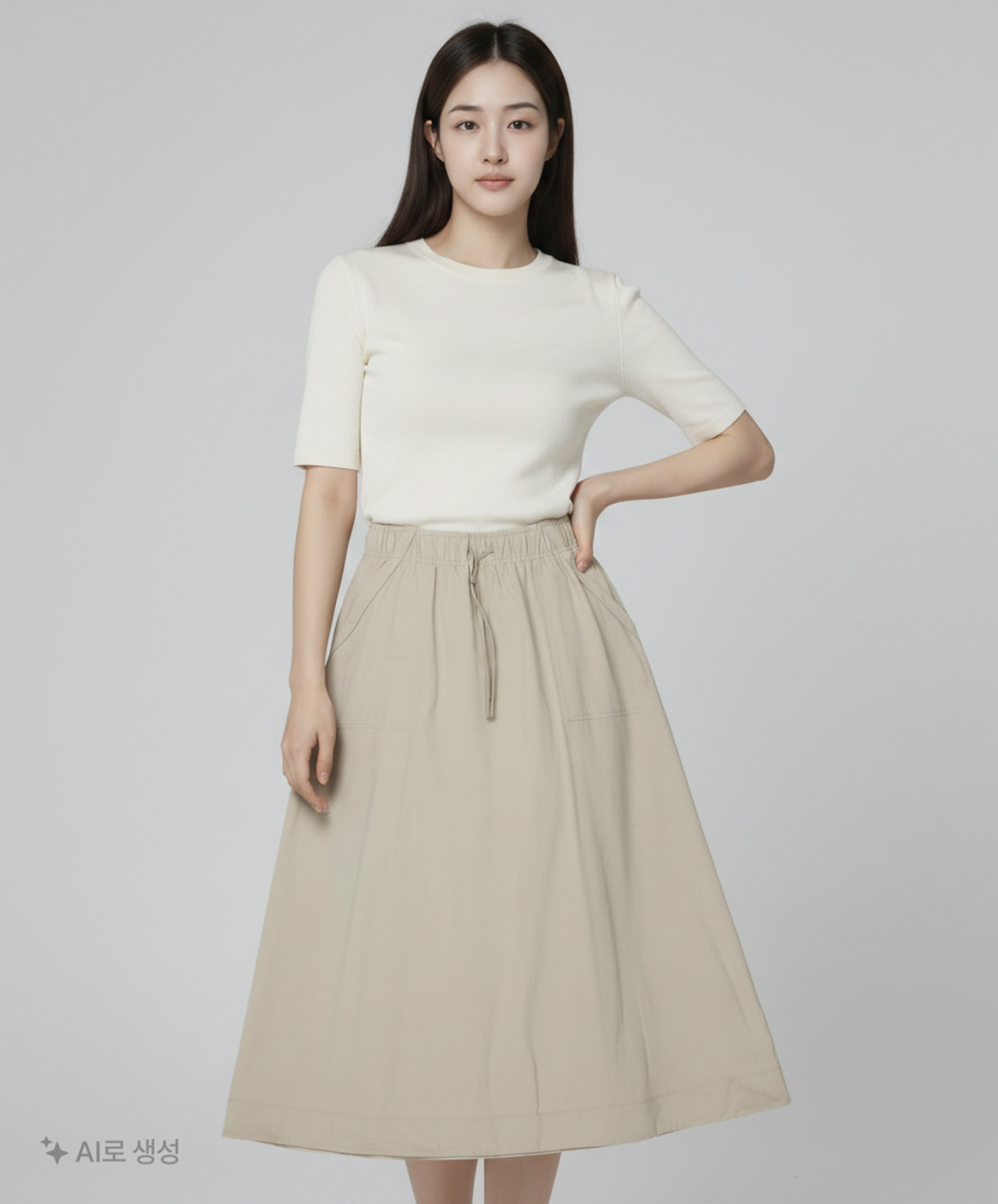 안다르(ANDAR) 롱스커트 M