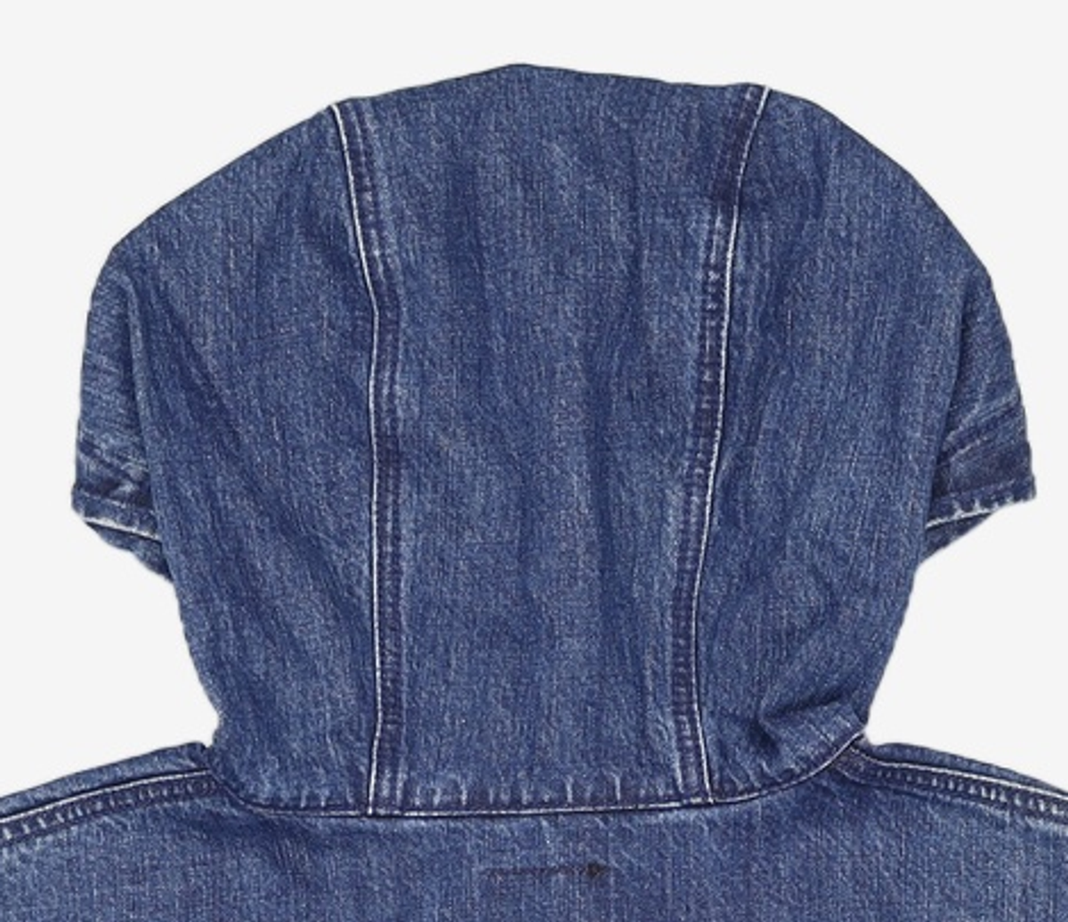 웰빙익스프레스(WELLBEING EXPRESS) Hooded Denim Jacket Indigo Blue M