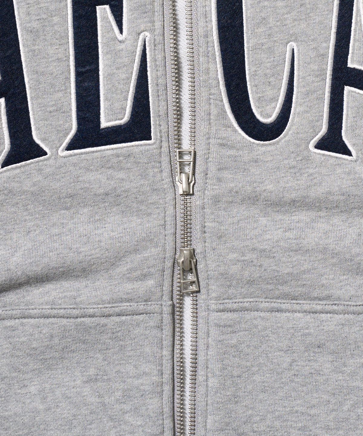 에이카화이트(AECA) AECA APPLIQUE ZIP UP HOODIE (5color)