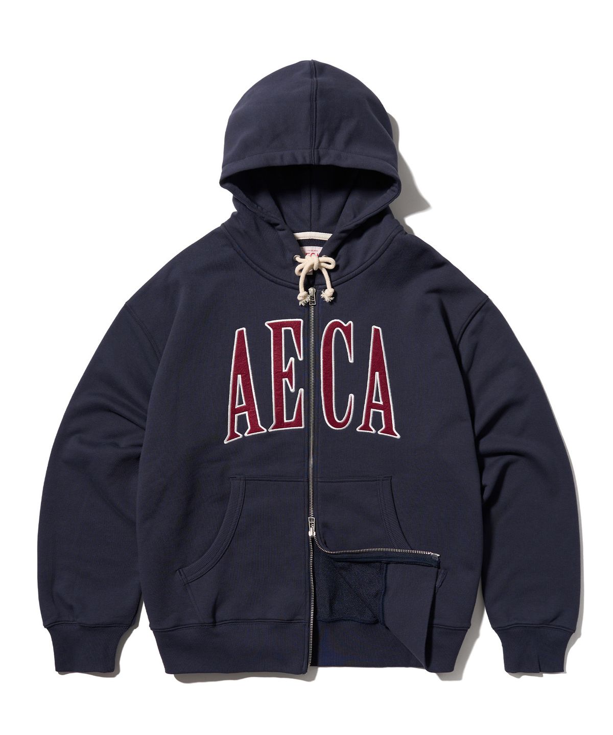 에이카화이트(AECA) AECA APPLIQUE ZIP UP HOODIE (5color)