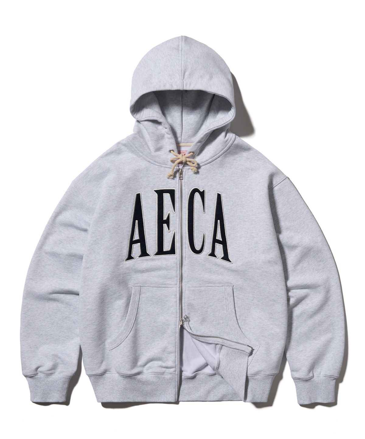 에이카화이트(AECA) AECA APPLIQUE ZIP UP HOODIE (5color)