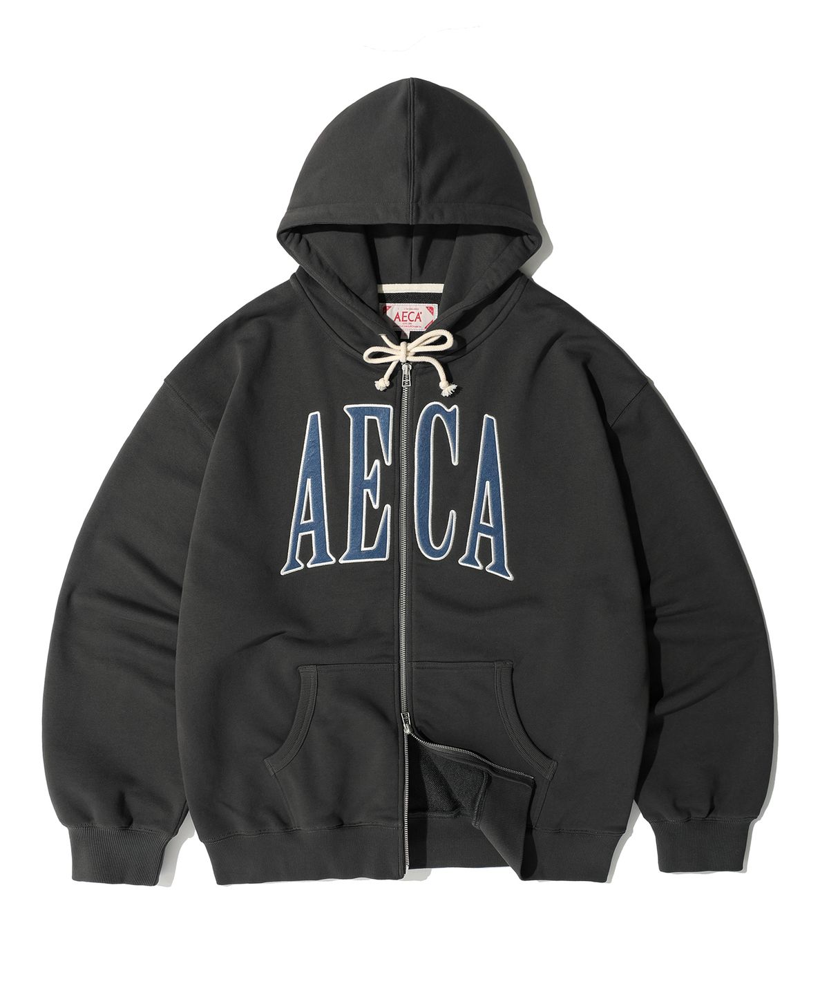 에이카화이트(AECA) AECA APPLIQUE ZIP UP HOODIE (5color)