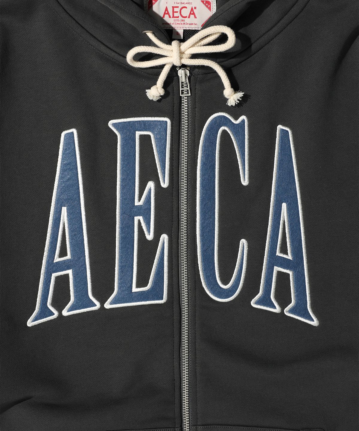 에이카화이트(AECA) AECA APPLIQUE ZIP UP HOODIE (5color)