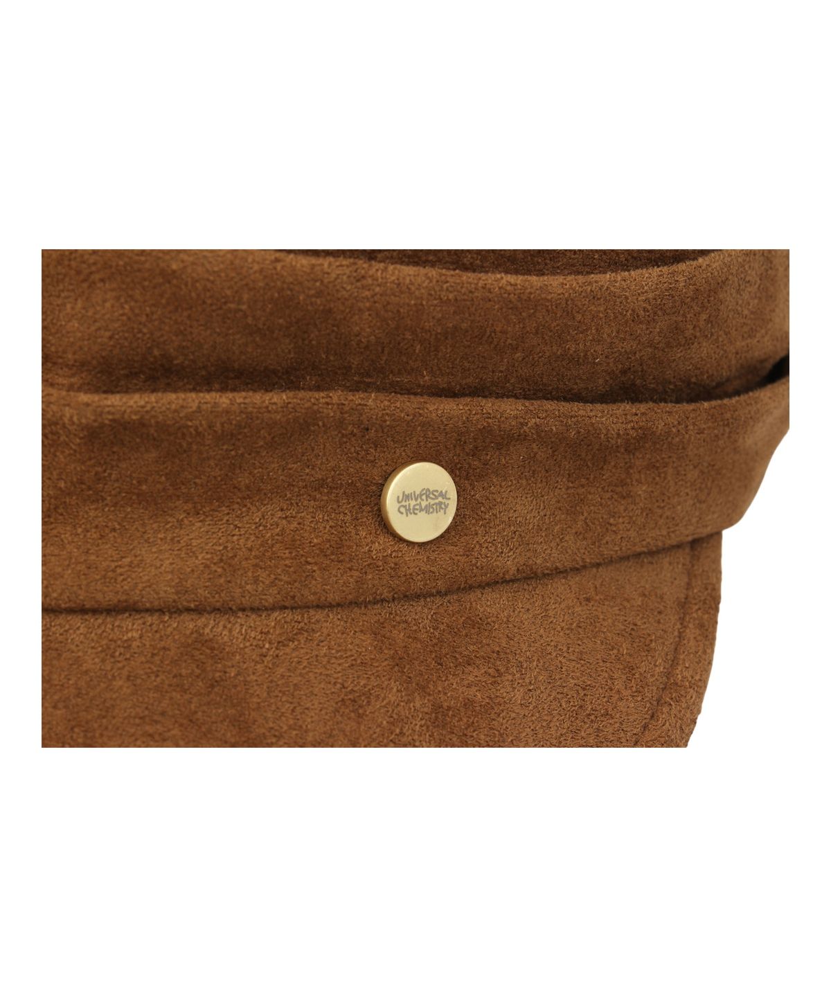 유니버셜 케미스트리(UNIVERSAL CHEMISTRY) Suade Wrinkle Camel Marine Cap 주름모자