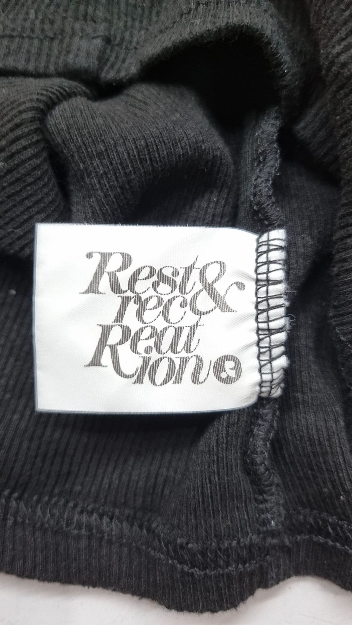 레스트앤레크레이션(REST&RECREATION) RR LOGO SHORT TANK TOP BLACK ONESIZE