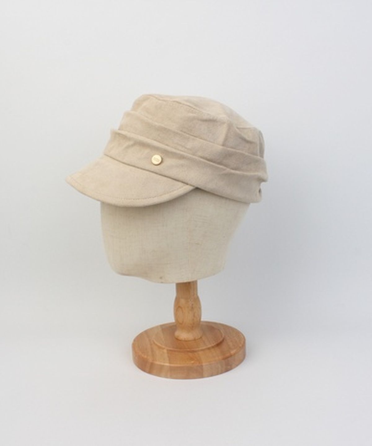 유니버셜 케미스트리(UNIVERSAL CHEMISTRY) Suade Wrinkle Ivory Marine Cap 주름모자