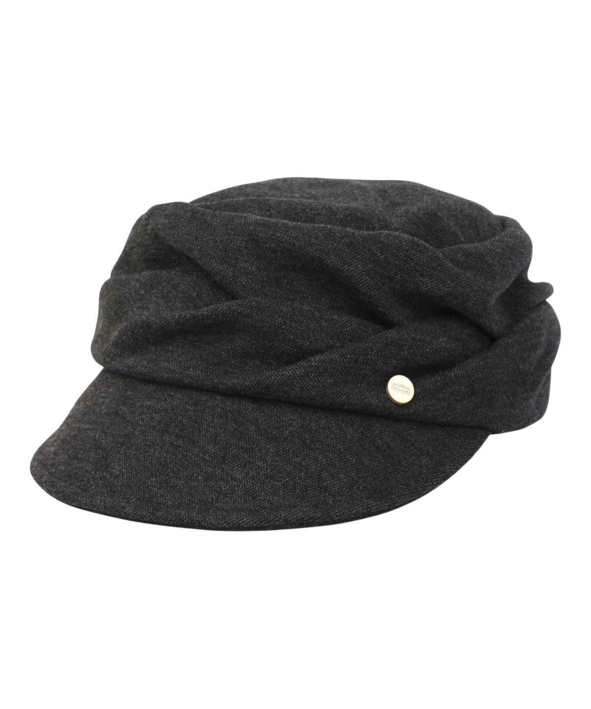 유니버셜 케미스트리(UNIVERSAL CHEMISTRY) Wool Wrinkle Black Marine Cap 주름모자