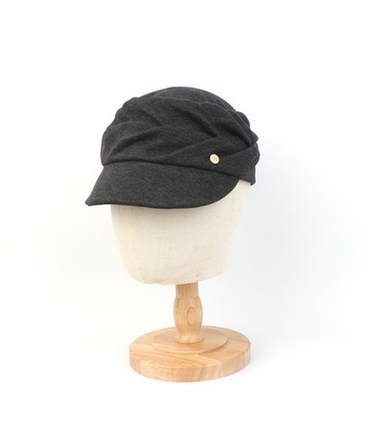 유니버셜 케미스트리(UNIVERSAL CHEMISTRY) Wool Wrinkle Black Marine Cap 주름모자