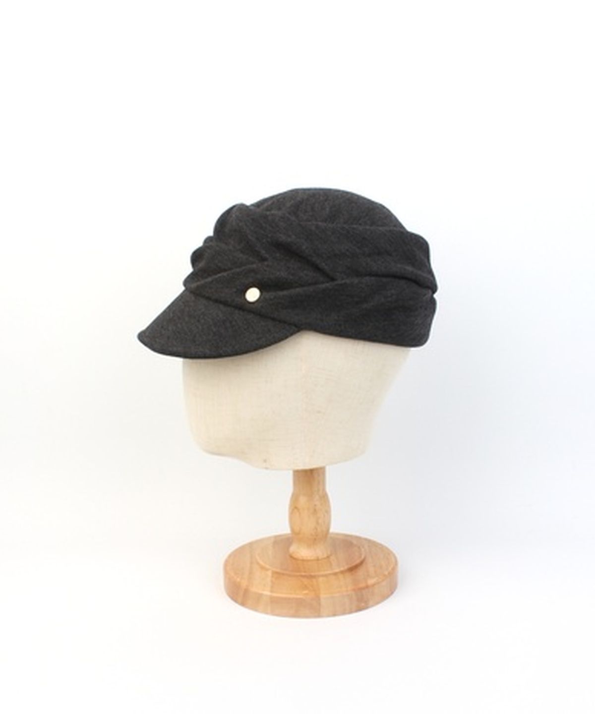 유니버셜 케미스트리(UNIVERSAL CHEMISTRY) Wool Wrinkle Black Marine Cap 주름모자