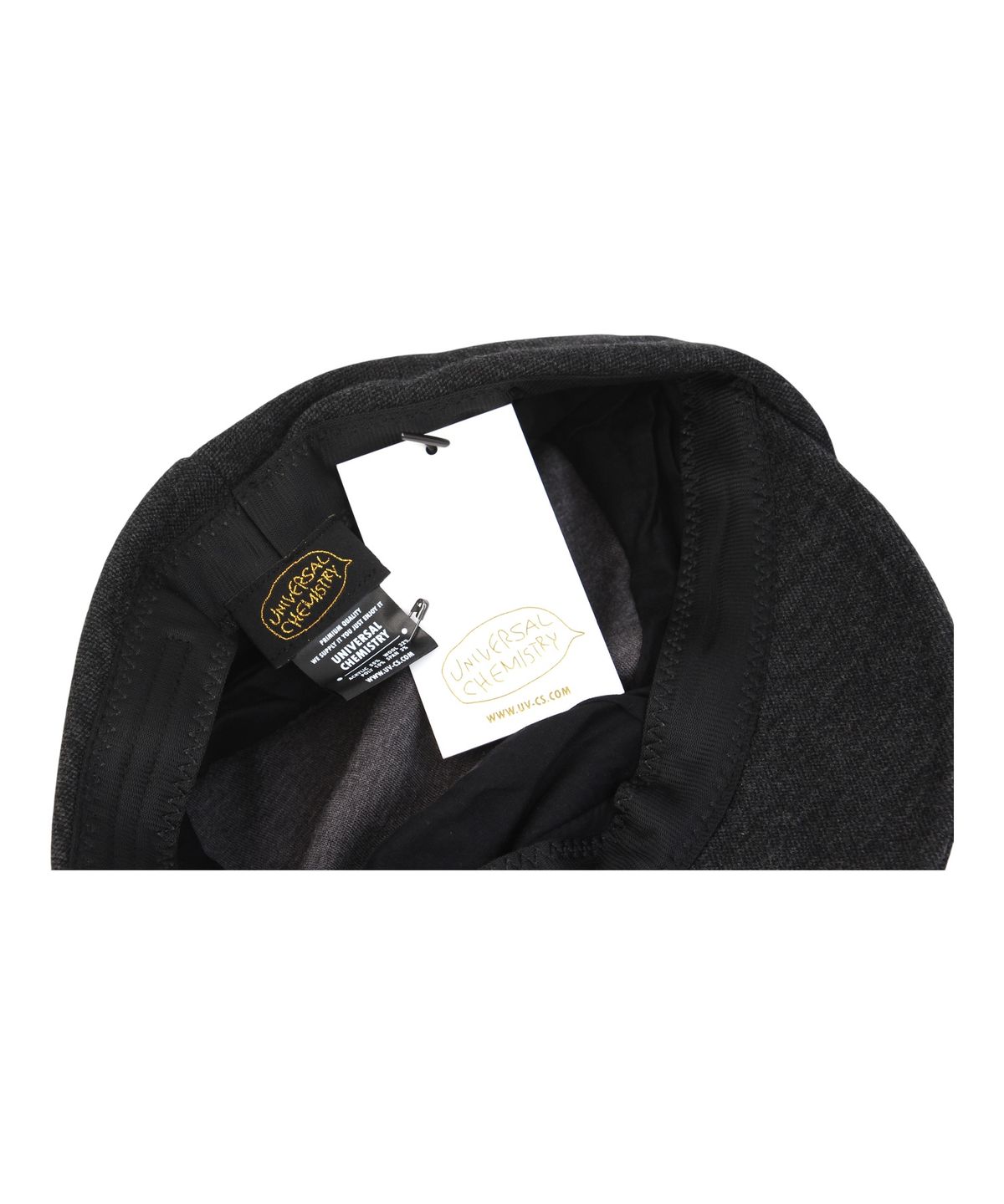 유니버셜 케미스트리(UNIVERSAL CHEMISTRY) Wool Wrinkle Black Marine Cap 주름모자