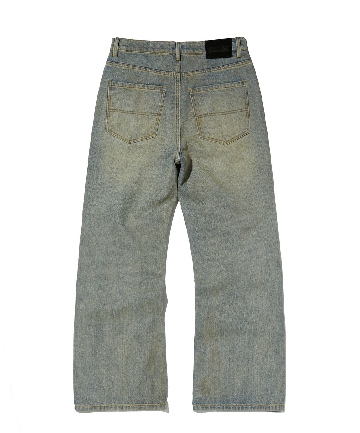 스웨이드(SUADE) CURVED FLARE DENIM [VINTAGE BLUE]