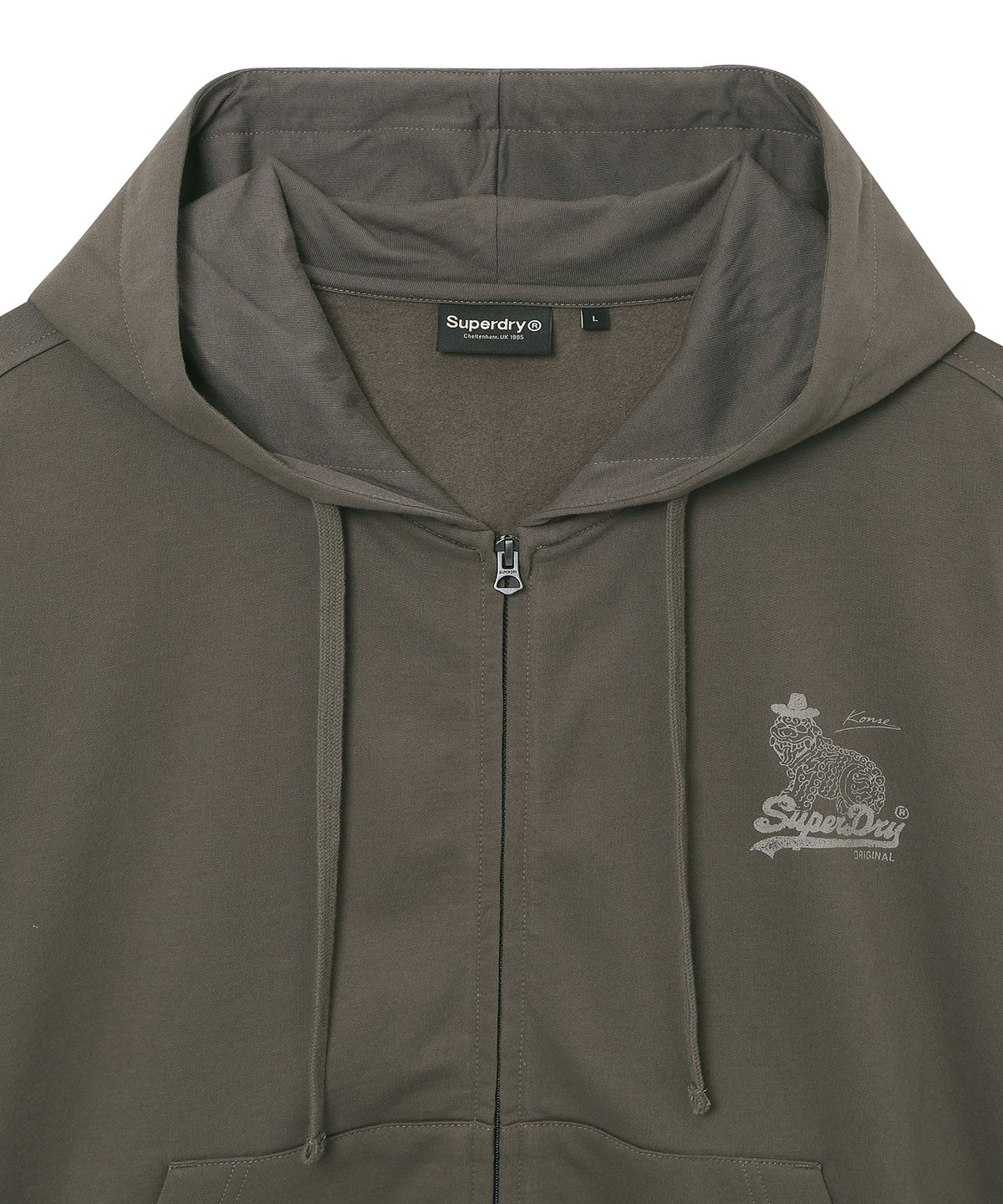 슈퍼드라이(SUPERDRY) 해치랩 후디집업 코코아 SDUMZDQ03CCA