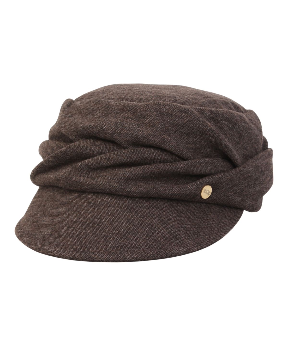 유니버셜 케미스트리(UNIVERSAL CHEMISTRY) Wool Wrinkle Brown Marine Cap 주름모자