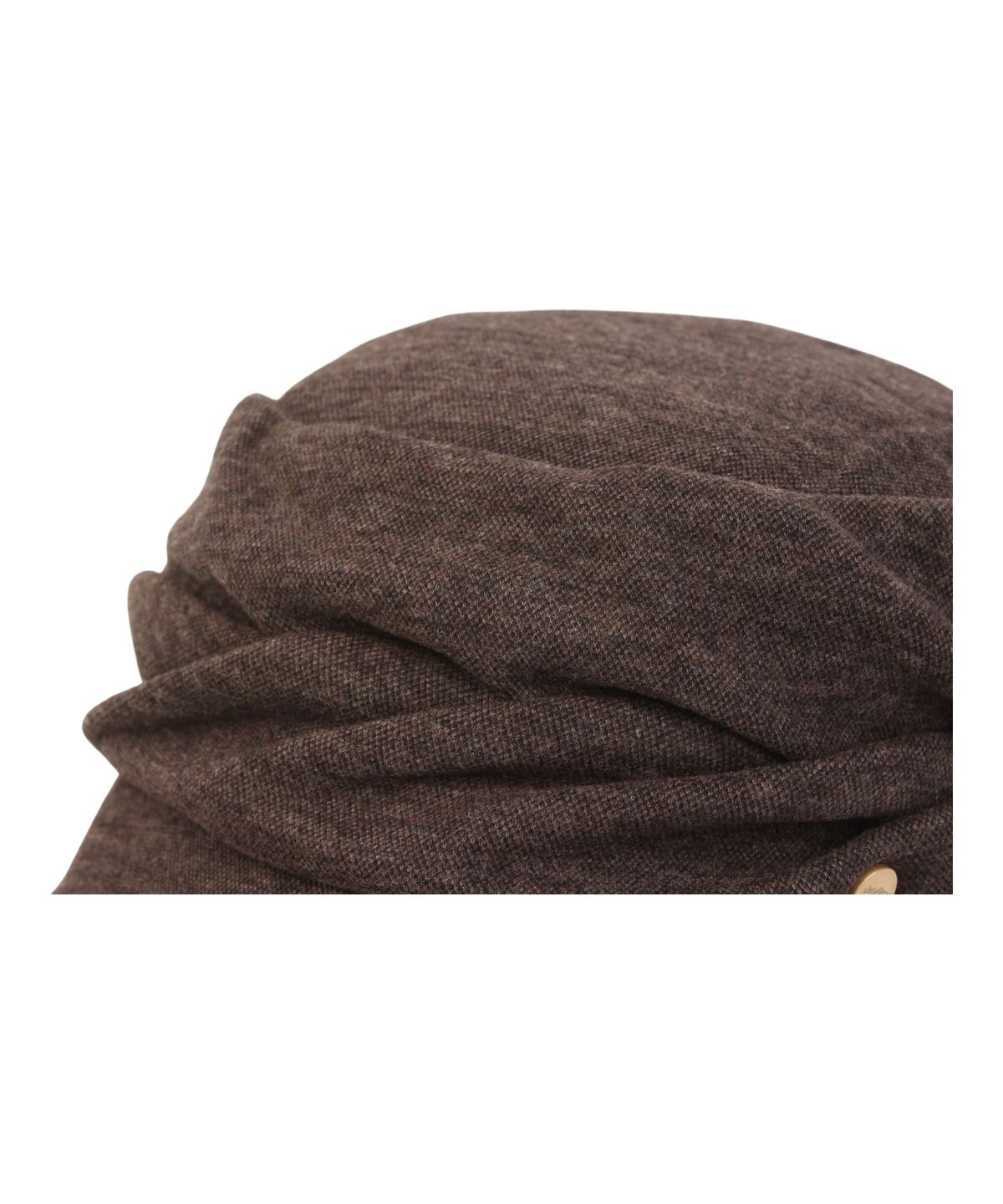 유니버셜 케미스트리(UNIVERSAL CHEMISTRY) Wool Wrinkle Brown Marine Cap 주름모자