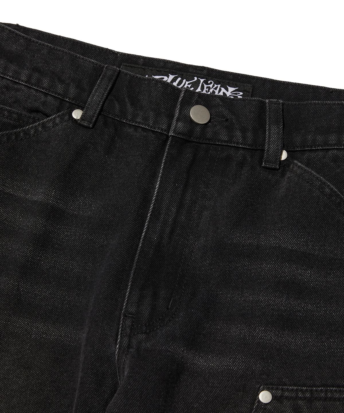 스웨이드(SUADE) REGULAR DOUBLE KNEE PANTS [BLACK]