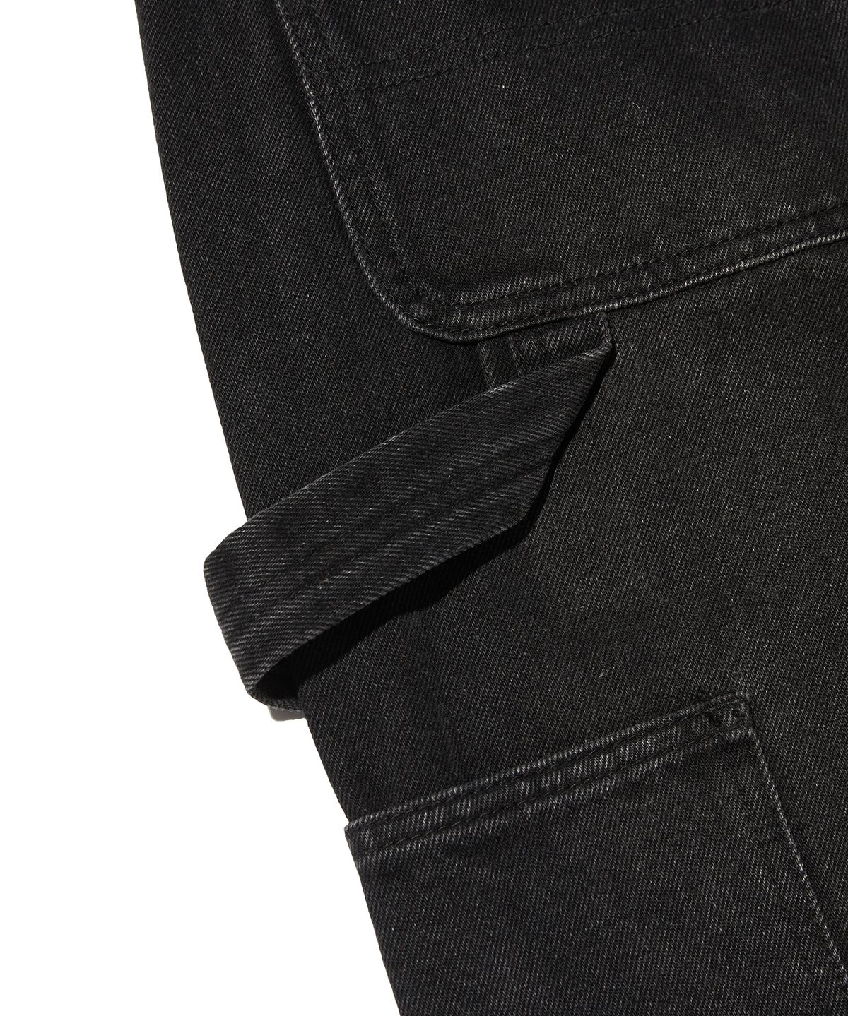 스웨이드(SUADE) REGULAR DOUBLE KNEE PANTS [BLACK]