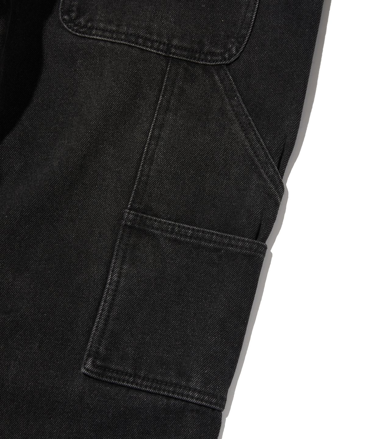 스웨이드(SUADE) REGULAR DOUBLE KNEE PANTS [BLACK]