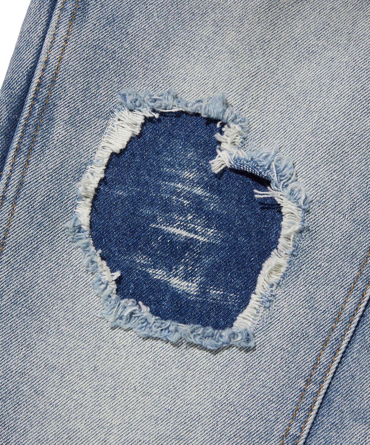스웨이드(SUADE) REGULAR DOUBLE KNEE PANTS [BLUE]
