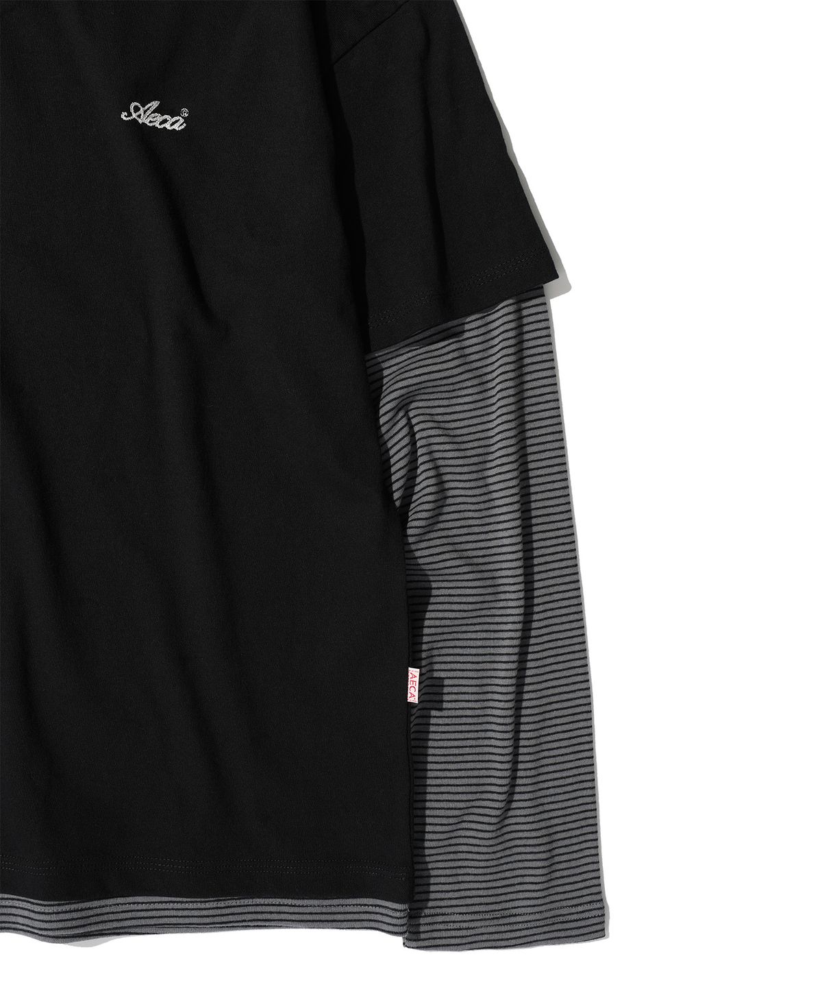 에이카화이트(AECA) AECA STRIPE LAYERED LONG SLEEVE (3color)