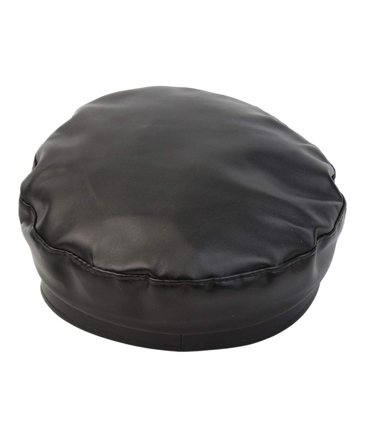 유니버셜 케미스트리(UNIVERSAL CHEMISTRY) Leather Line Logo Black Marine Cap 가죽마린캡