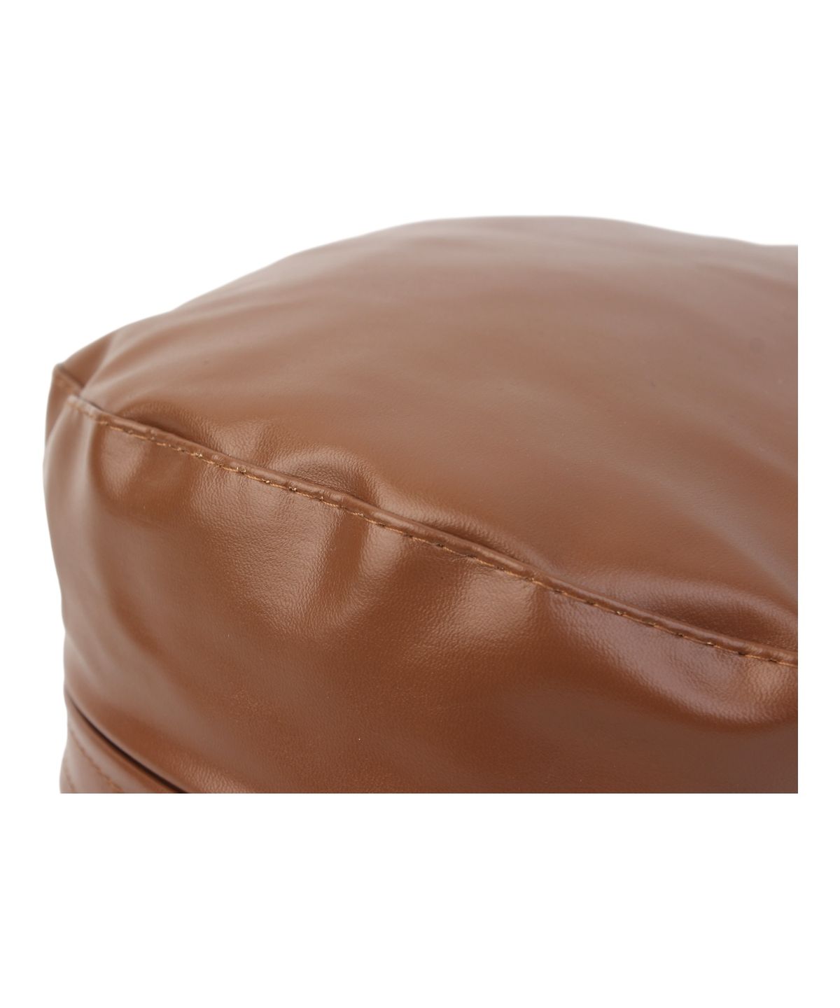 유니버셜 케미스트리(UNIVERSAL CHEMISTRY) Leather Line Logo Brown Marine Cap 가죽마린캡