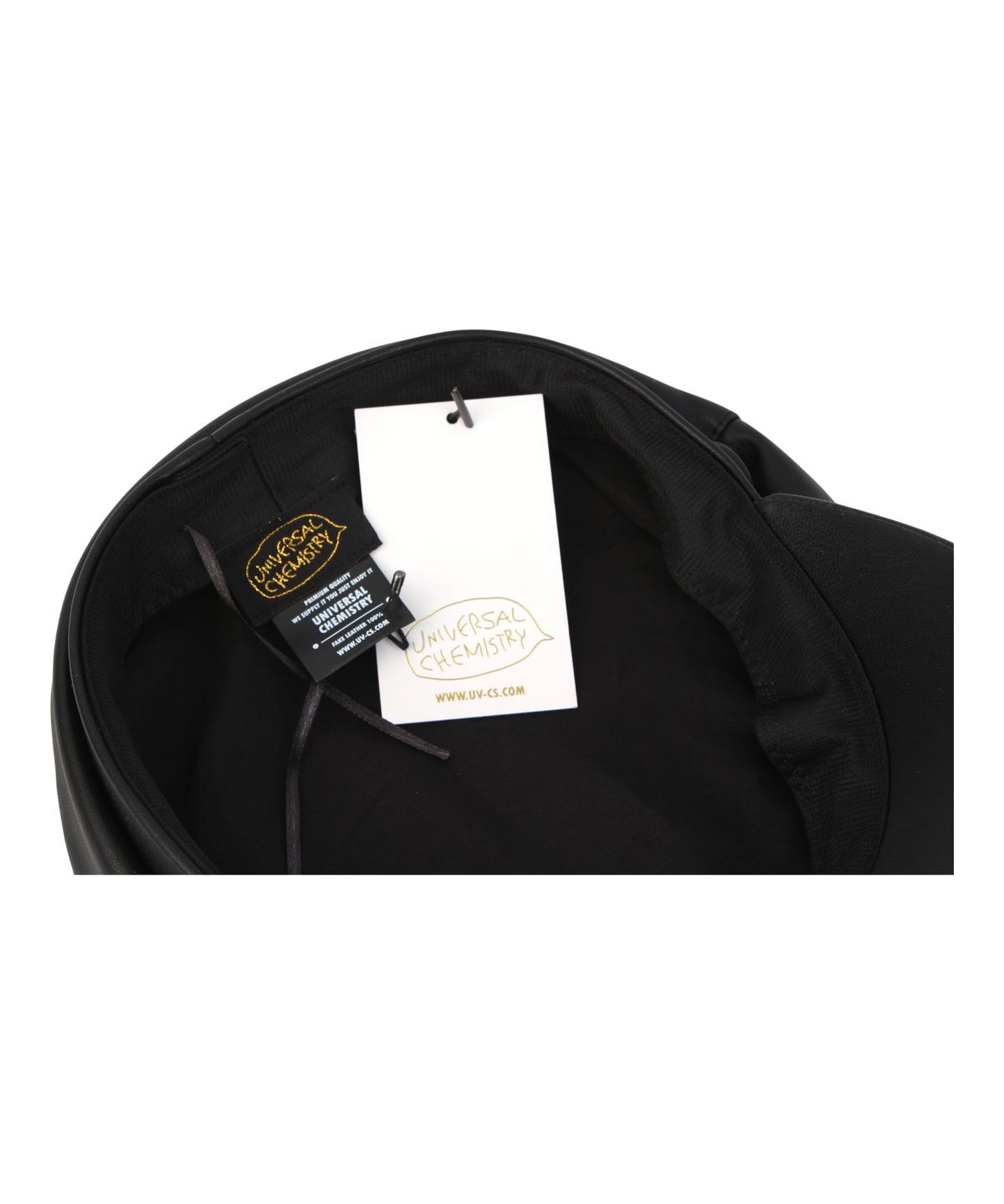 유니버셜 케미스트리(UNIVERSAL CHEMISTRY) All Leather Rope Marine Cap 가죽마린캡