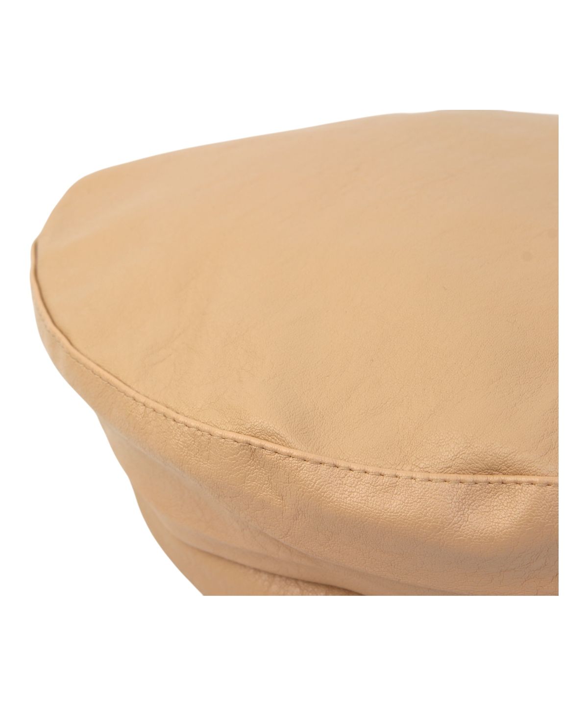 유니버셜 케미스트리(UNIVERSAL CHEMISTRY) Leather Logo Beige Beret 베레모