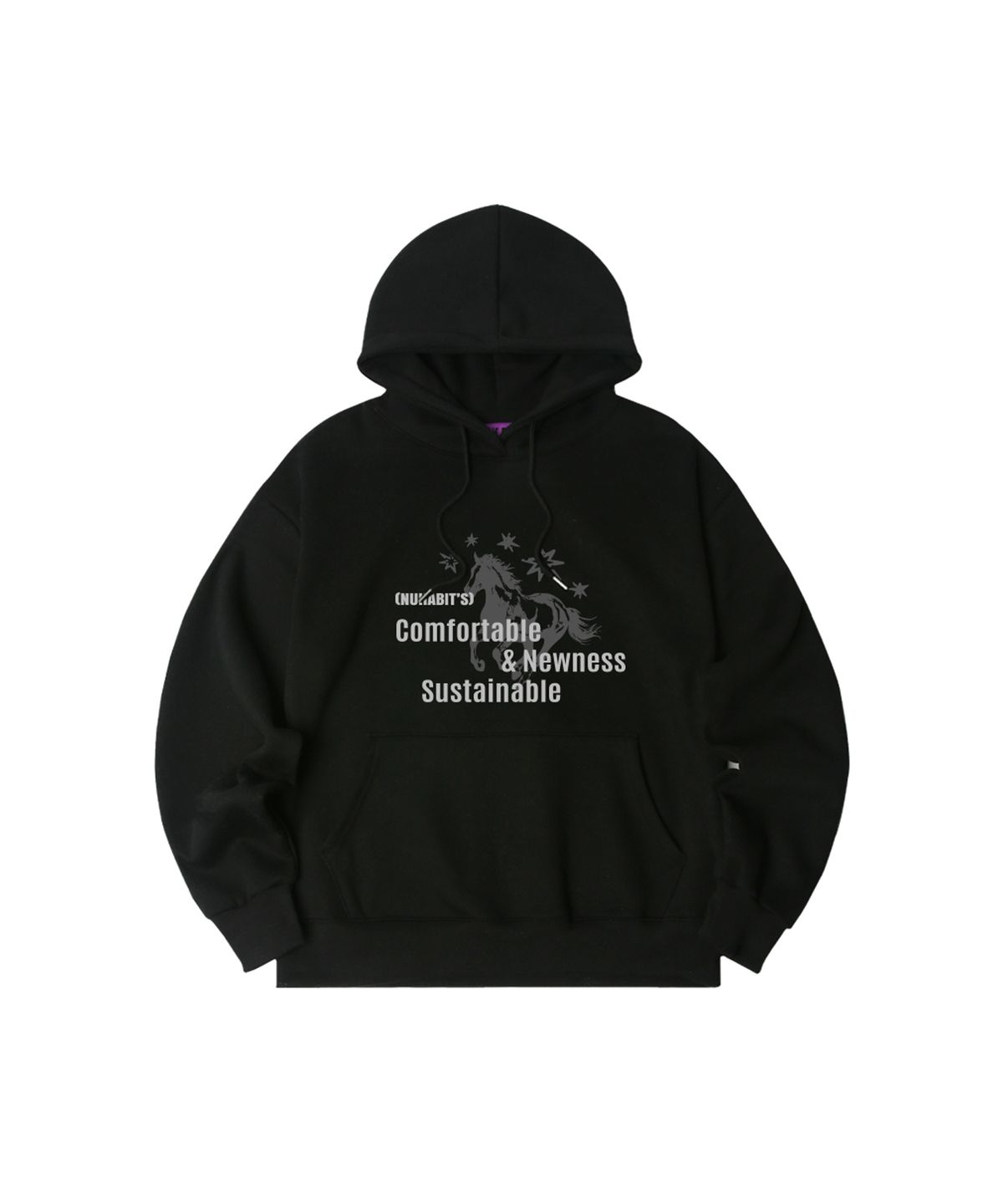 뉴해빗(NUHABIT) N/H NEWNESS 오버핏 기모 후드 (GOH4-6NH1377)