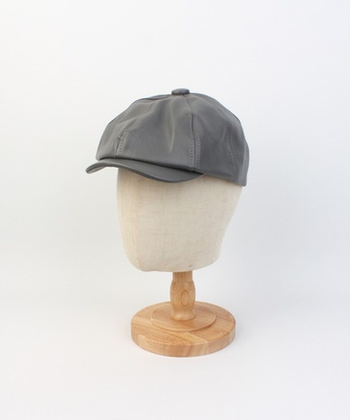 유니버셜 케미스트리(UNIVERSAL CHEMISTRY) Leather Gray Banding Huntingcap 헌팅캡