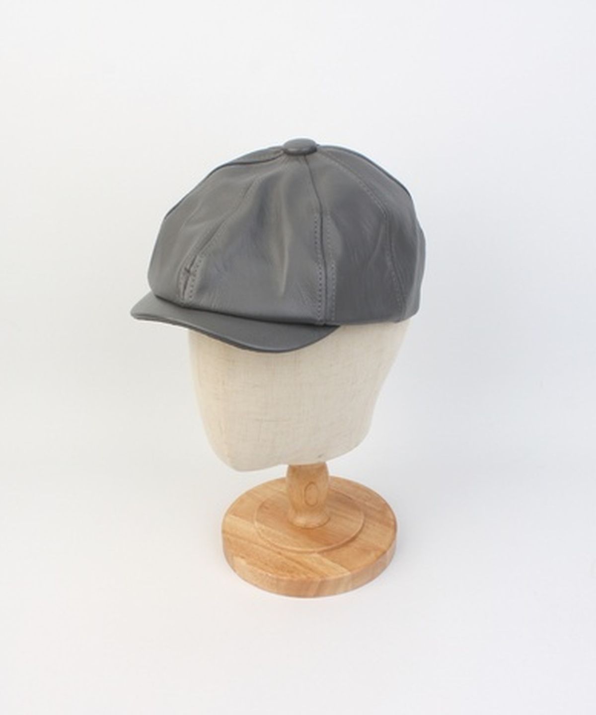 유니버셜 케미스트리(UNIVERSAL CHEMISTRY) Leather Gray Banding Huntingcap 헌팅캡