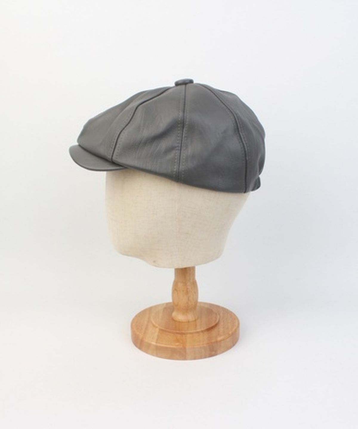 유니버셜 케미스트리(UNIVERSAL CHEMISTRY) Leather Gray Banding Huntingcap 헌팅캡