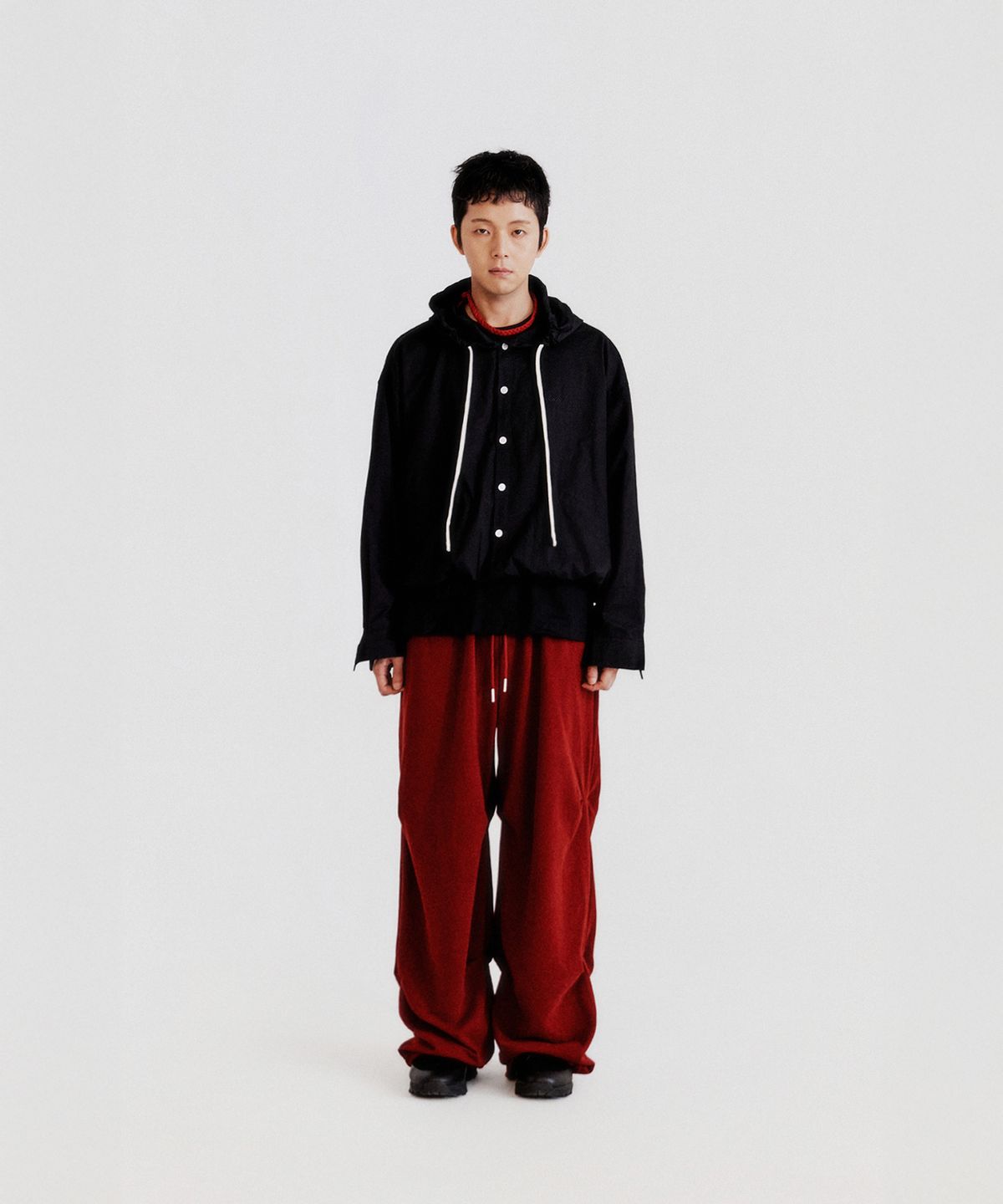 사일라스(SAILAS) S01 Ezy Hood Shirt_BK