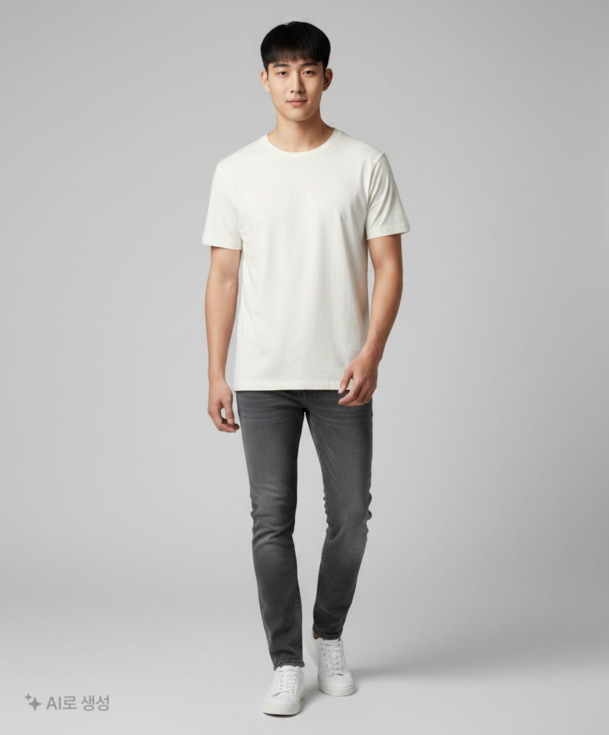 무신사 스탠다드(MUSINSA STANDARD) 릴렉스 핏 크루 넥 티셔츠 2팩 M