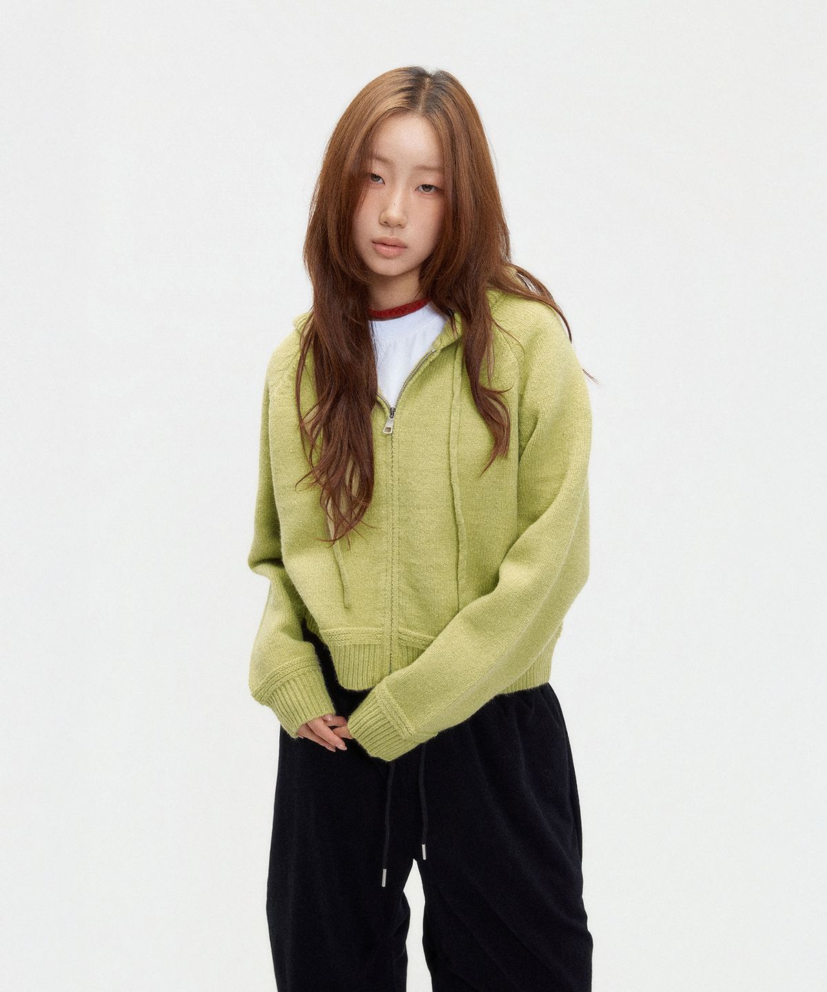 사일라스(SAILAS) N01 Hood Knit_OLV