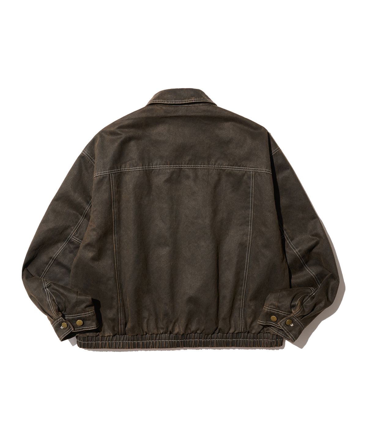 논타입(NONTYPE) FADED WORK BLOUSON JACKET (BROWN)